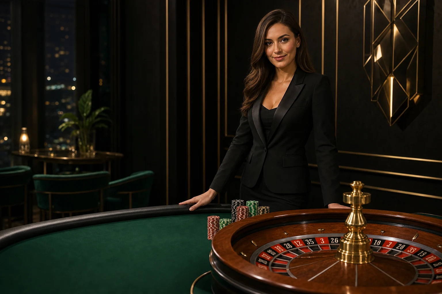 Obsidian Royale private casino salon interface